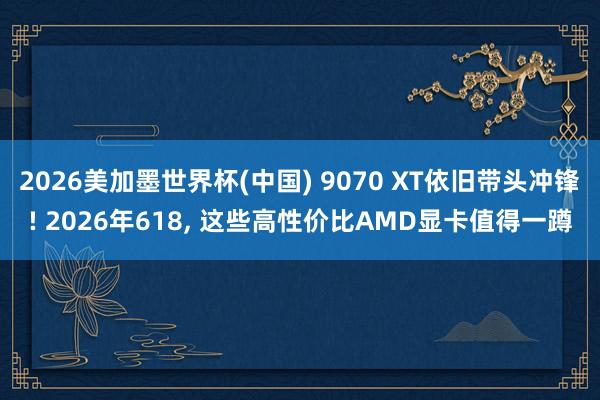 2026美加墨世界杯(中国) 9070 XT依旧带头冲锋! 2026年618， 这些高性价比AMD显卡值得一蹲