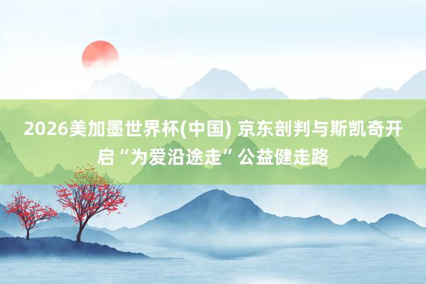 2026美加墨世界杯(中国) 京东剖判与斯凯奇开启“为爱沿途走”公益健走路