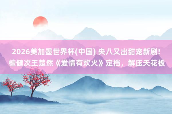 2026美加墨世界杯(中国) 央八又出甜宠新剧! 檀健次王楚然《爱情有炊火》定档，解压天花板