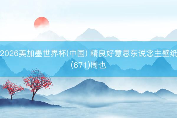 2026美加墨世界杯(中国) 精良好意思东说念主壁纸(671)周也